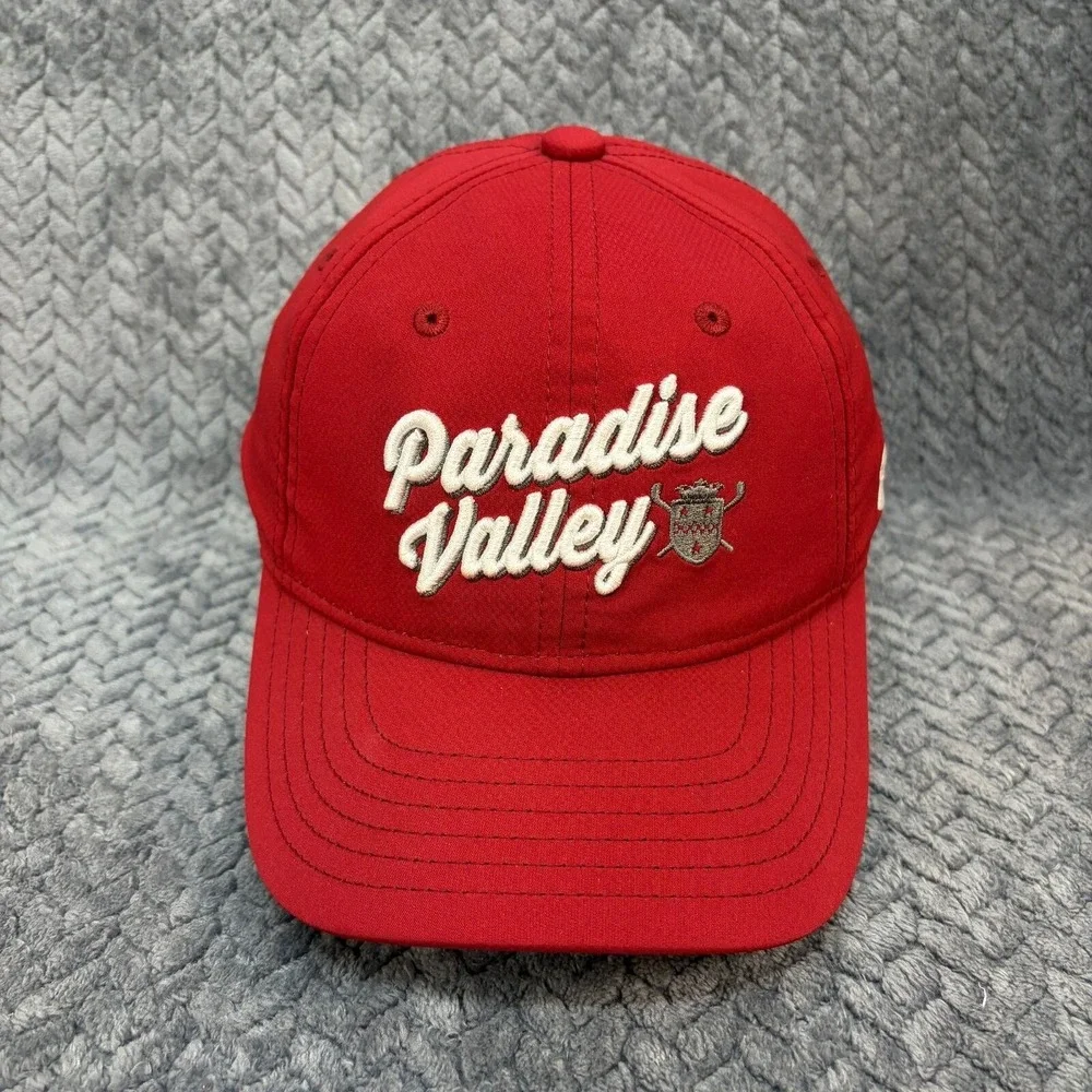 Under Armour Paradise Valley Junior Golf Adjustable Youth Red Hat